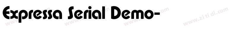 Expressa Serial Demo字体转换